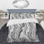Ensemble de housse de couette en marbre gris III-109174407