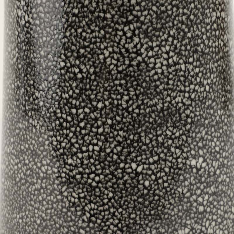 Ceramic Vase With Textured Two-Tone Design, 19.5" H x 7" W x 7" D