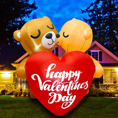 Boule gonflable Kiss Couple Bear
