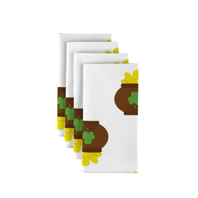 Polyester Abstract Square Napkin