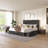 Upholstered Platform Bed With Storage Drawers-358624212-358624215