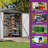 8 ft. W x 6 ft. D Metal Traditional Storage Shed-93619667