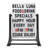 Rocker Frameless Double Sided Sidewalk Sign