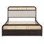 Grand lit plateforme en bois avec lit gigogne et 2 tiroirs