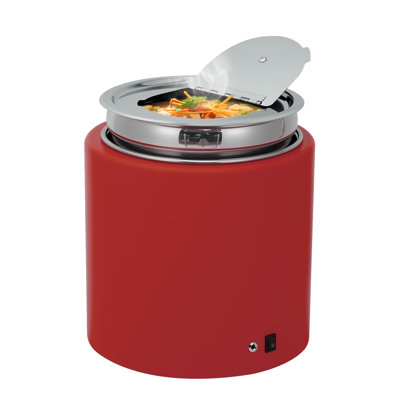 11.62QT 300W Electric Soup Warmer - 304 Stainless Steel for Kitchen, Restaurant, Buffet