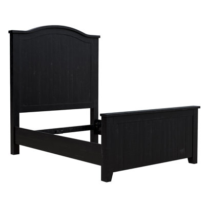 Natya Solid Wood Panel Bed