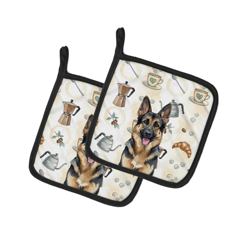 Paire de poignées de bar German Shepherd