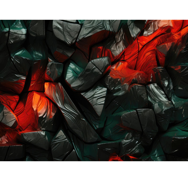 Hiding under - 36"x48" Framed canvas