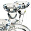 Evelyn Crystal Tabletop Candelabra