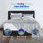 Martex Brrr Solid Twin Soft Gray Sheet Set-120251707-120251702