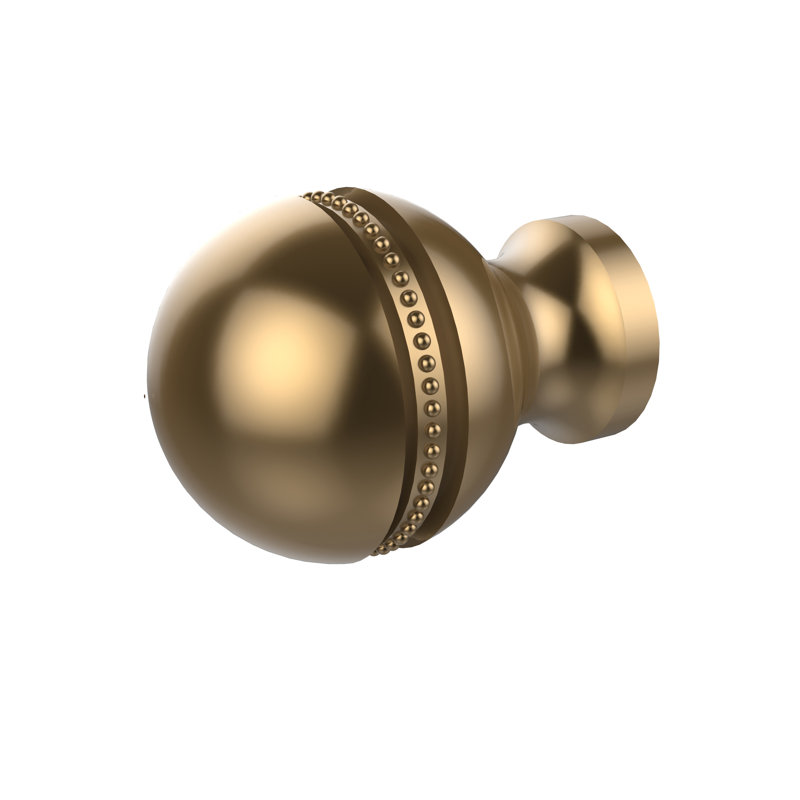 Poignée ronde Gober de 1 po de diamètre, Bronze brossé