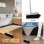 Stiff Bristle Indoor Broom Silver Sweeping Metal Handle Brush