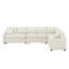 Canapé-lit convertible en forme de L de 124,8 po avec canapé-lit, canapé rembourré en chenille avec 2 coussins de dossier, 2 ports USB, 2 prises de courant-181276480