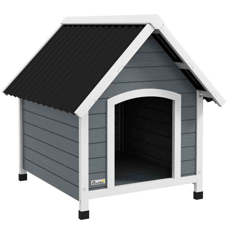 Solid Wood Dog House, 82cm H x 75cm W x 88cm D