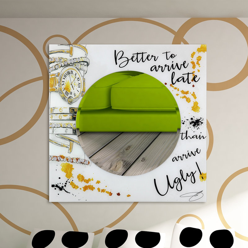 Brooksland Glass Square Mirror