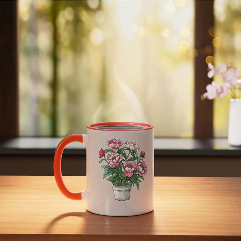 Ceramic Coffee Mug, Orange