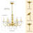  6-Light Crystal  Candle-Style Classic / Traditional Chandelier