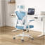Chaise de bureau ergonomique, chaise de bureau avec appui-tête, chaise d'ordinateur à haut dossier avec accoudoirs et support lombaire réglable pour la salle d'étude de bureau à domicile-1260294909-1260294911