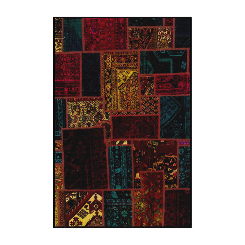 Abstract Indoor Rug, Rectangle 5' x 7'
