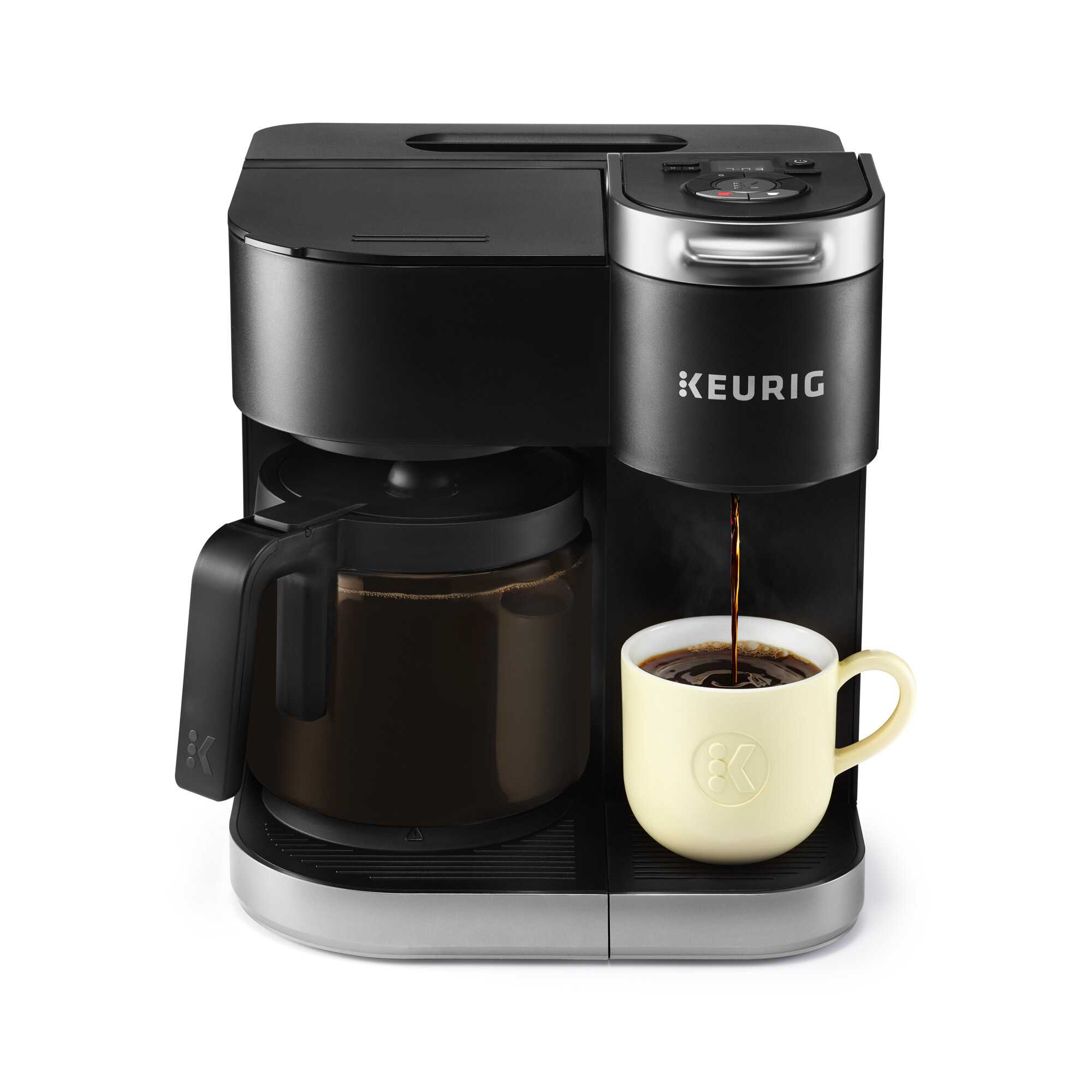 Keurig K-Classic Coffee Maker with Coffee Lover's 40 count K-Cup Pods  Variety Pack, Black