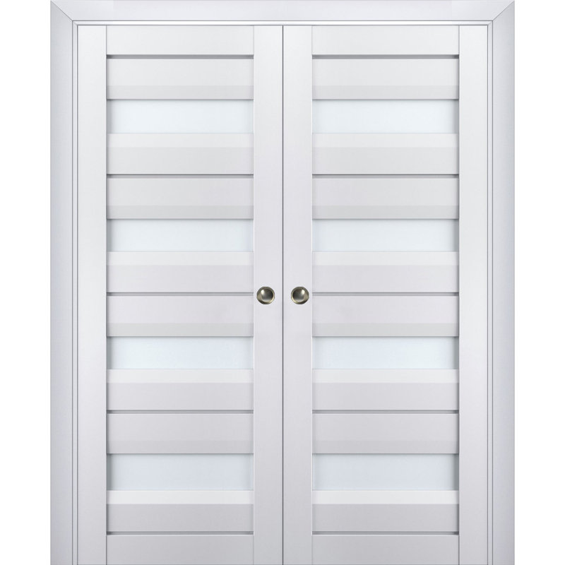 Portes de placard Veregio, 48 po x 96 po, Blanc