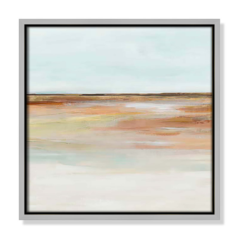 «Coastal Glades I Print» par Ian C, Encadrement argenté, H 13,5 po x l 13,5 po x P 2 po