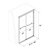 48'' W x 76'' H Frameless Shower Door Double Sliding Shower Door Tempered Glass Bathroom Shower Door-92618914