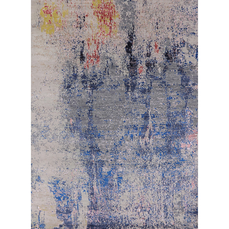 Abstract Indoor Rug, Round 3'