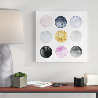 Dollop I 1 Piece Wrapped Canvas Painting
