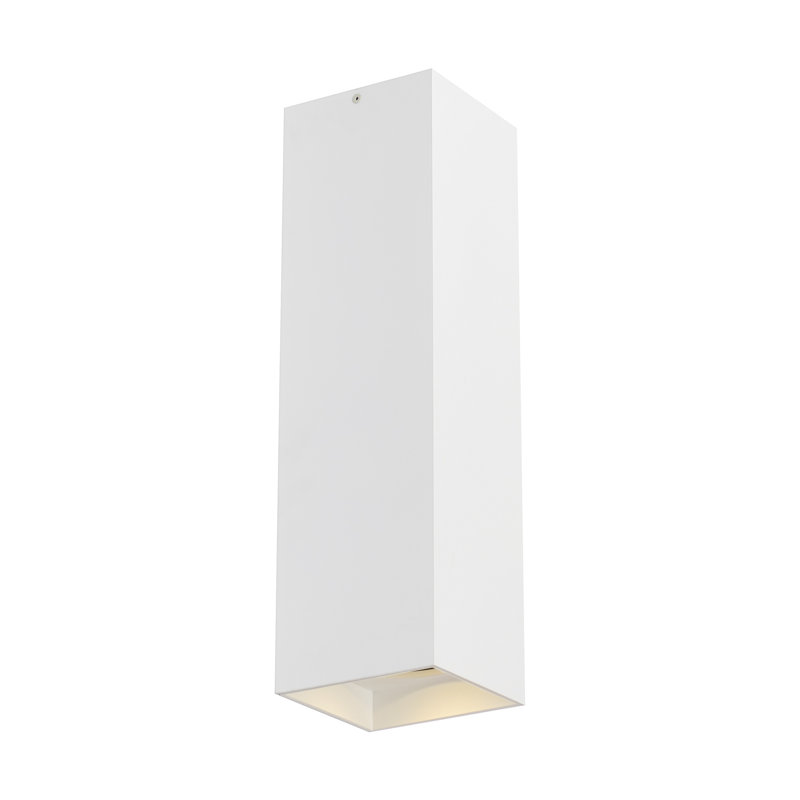 Exo 1 - Light LED Flush Mount, Matte White/Matte White, 3500K