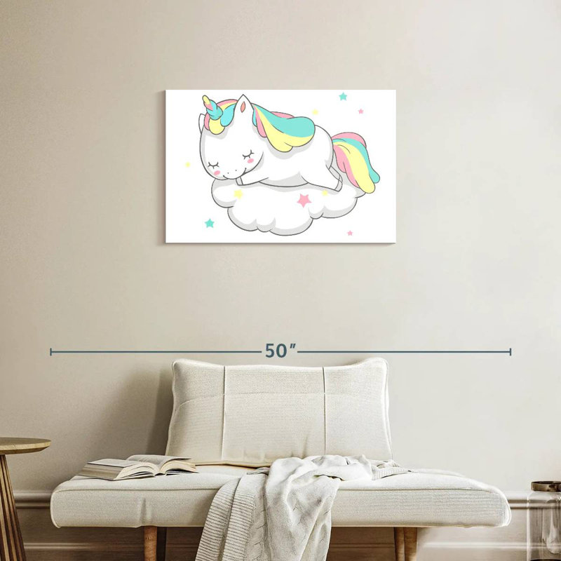 Ashelle Sleepy Unicorn, H 20 po x l 30 po