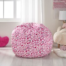 Wayfair  Machine Washable Pink Bean Bag Chairs You'll Love in 2024