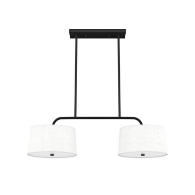 Cottage Hill 4 - Light Linear Shaded Drum Pendant