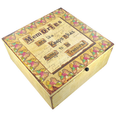 Berumen Handmade Wooden Memory Box