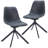 Matthew Leather Dining Side Chair With 360-Degree Swivel And Powder-Coated Iron Legs Matthew Collection-134529390-144607884