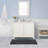 Laura Ashley Butter Chenille Bath Rug-20344130-20351710