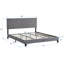 Très grand lit tapissier - Aucun sommier gris requis Largeur 84,57 lb Poids lourd 600 lb Capacité de charge 88,58 Profondeur Poids du lin-302037888-302037889