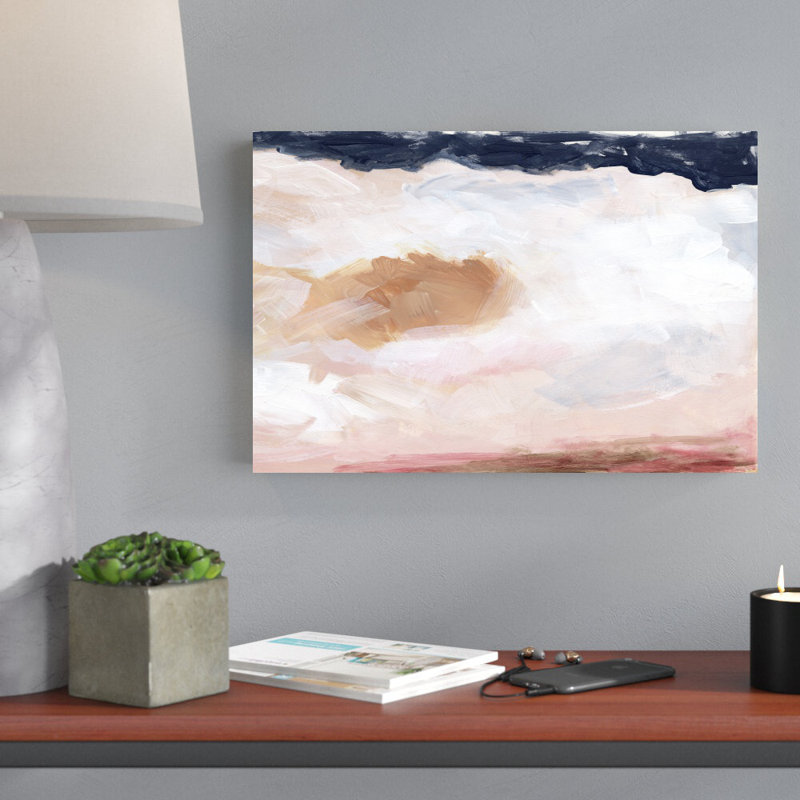 Dusk Clouds I by Jennifer Paxton Parker - Wrapped Canvas Painting, 12" H x 18" W