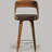26'' Modern  Swivel  Upholstered Counter Stool-103300195