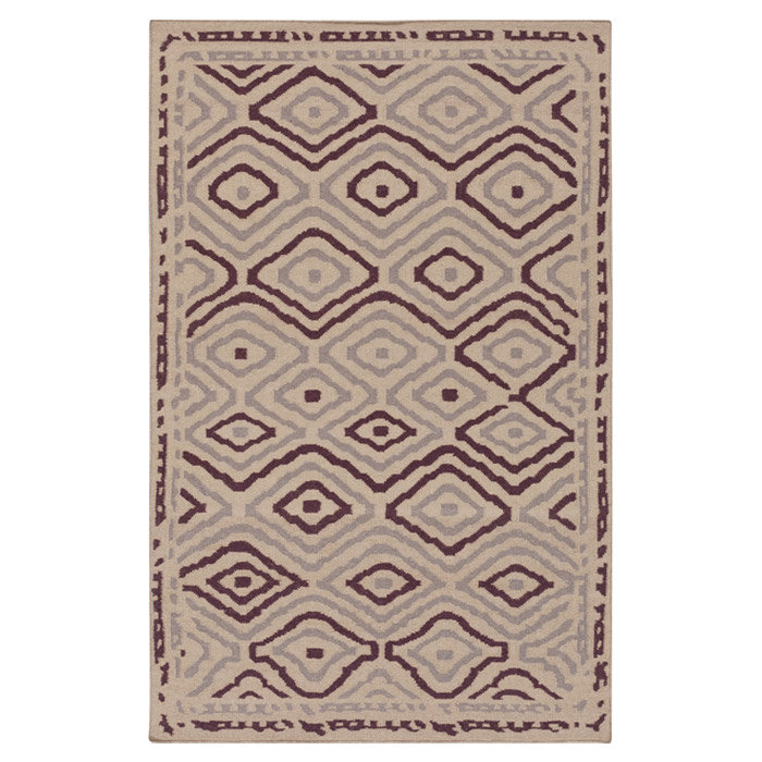 Zayas Wool Geometric Indoor Rug