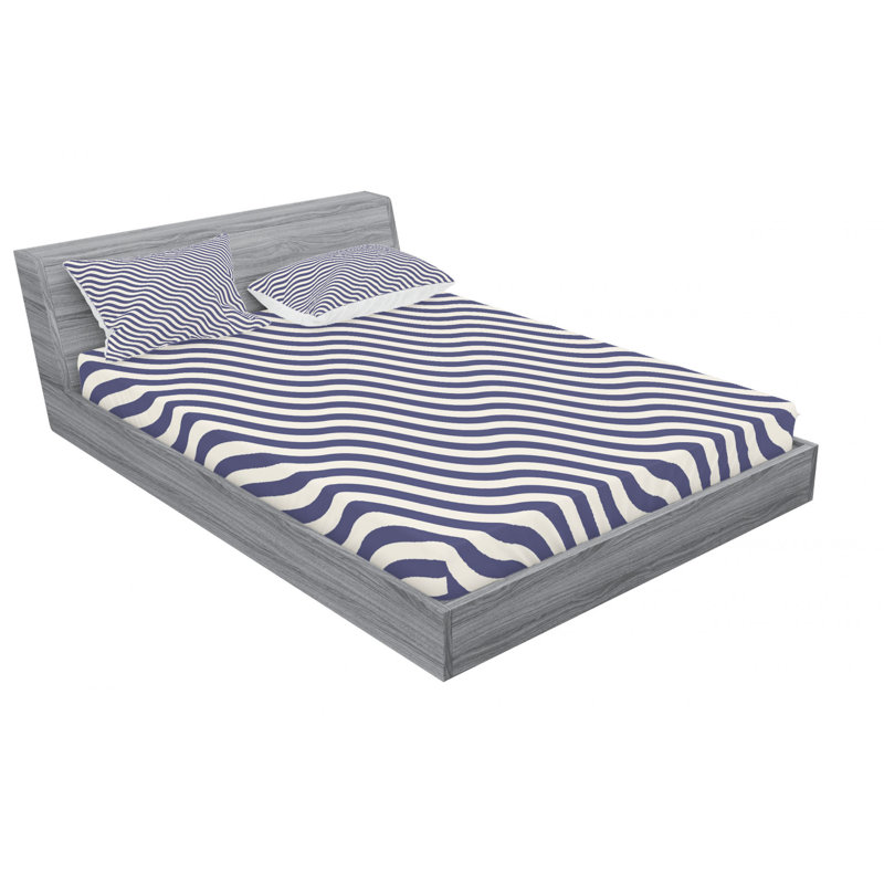 Microfiber Geometric Sheet Set