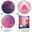 «Pink Diamond Horizon», art mural abstrait paysage-2097267779-2097267780