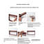 Tablettes murales, tablettes de rangement murales et supports de rangement pour ranger des articles-1317648303