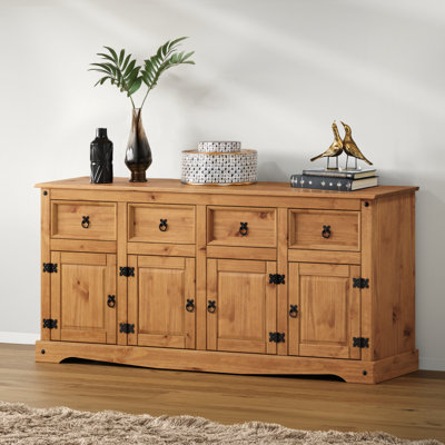 Pocklington 164cm Solid Wood Sideboard