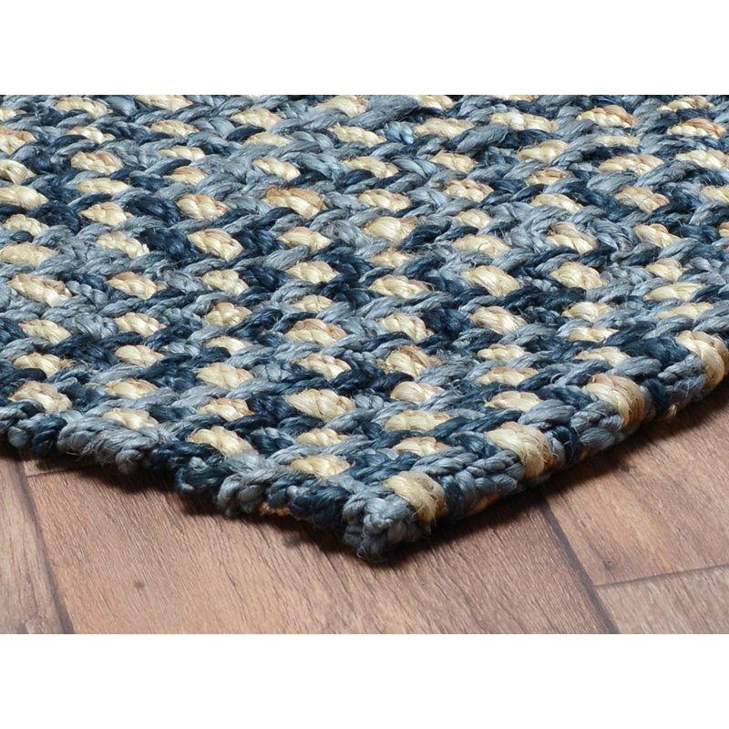 Ladera Handspun Jute Fabric Rug, Rectangle 2' x 3'