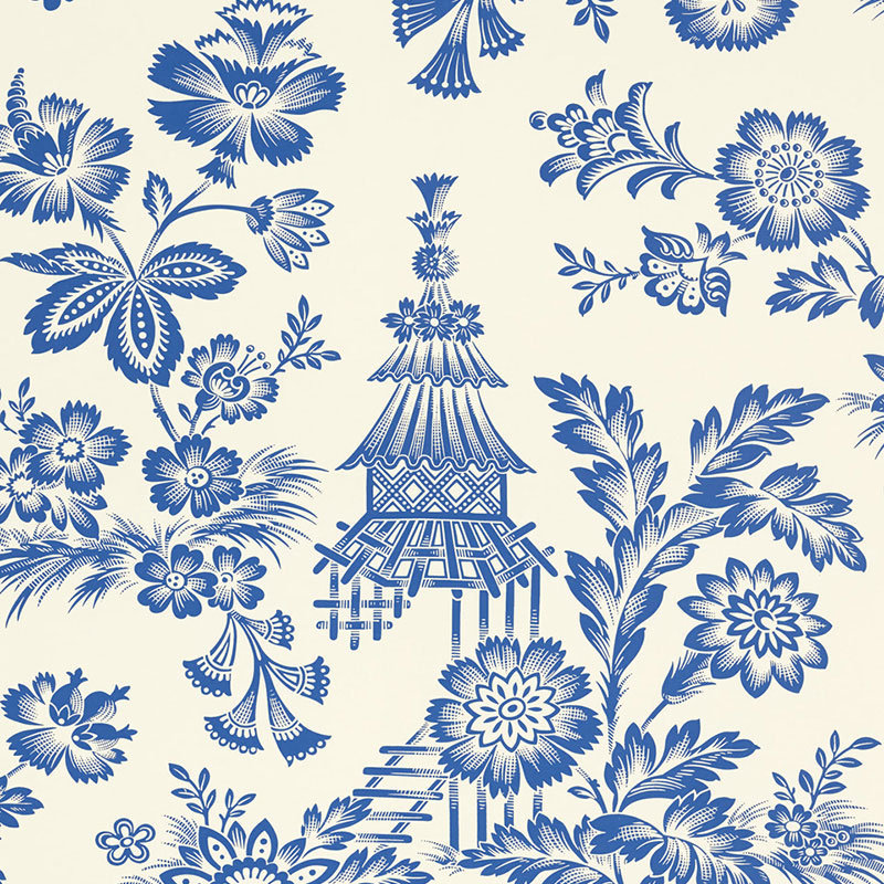 Song Garden Wallpaper, Porcelain