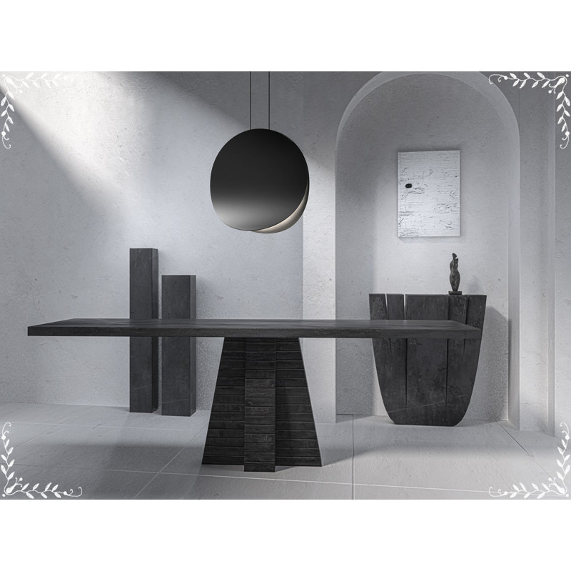 Malibu Discs 1 - Light LED Pendant, Satin Black, 7.5" H x 7.5" W x 3.75" D