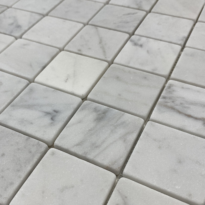 12" x 12" Marble Grid Mosaic Wall & Floor Tile