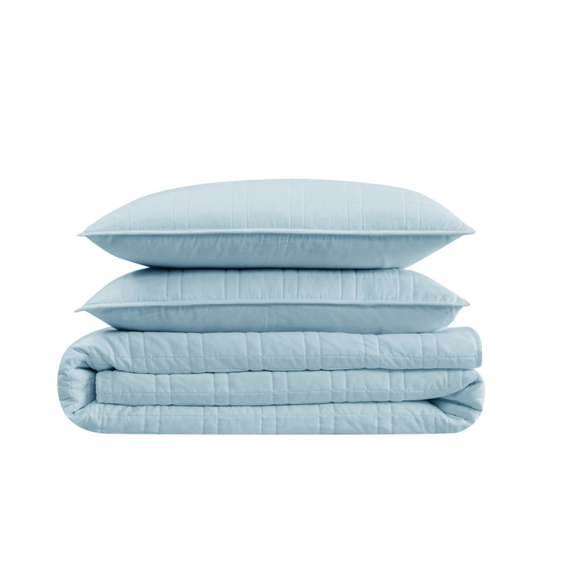 Cannon Heritage Quilt, Twin XL Quilt + 1 Sham, Blue