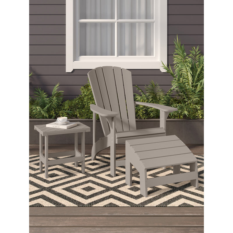 Chaise Adirondack classique Crystal Harbor Living, Beige